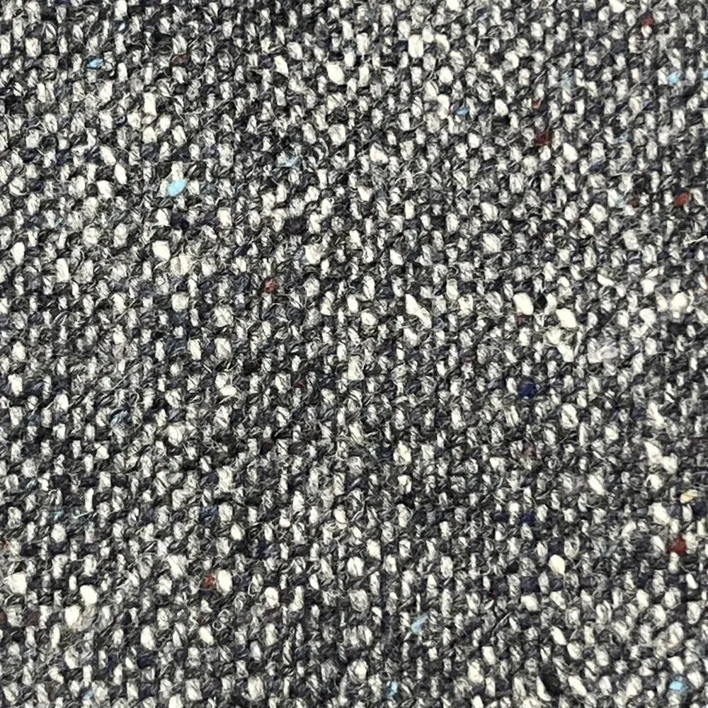 Vintage Stafford Executive Tweed Wool Blazer Jacket Size 46L Black Gray Preppy